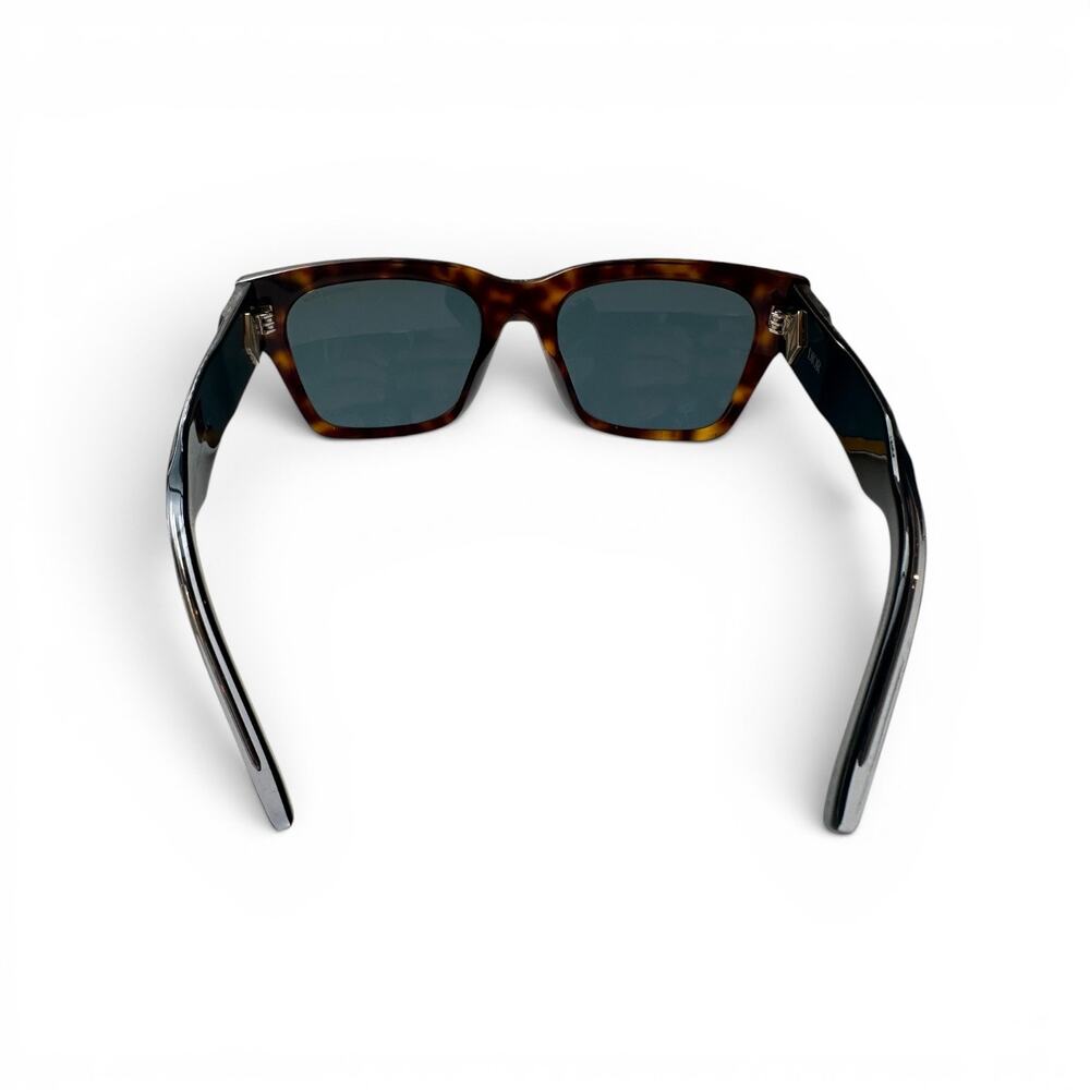 Christian Dior CD Diamond Tortoise Rectangular Sunglasses - Picture 3 of 11